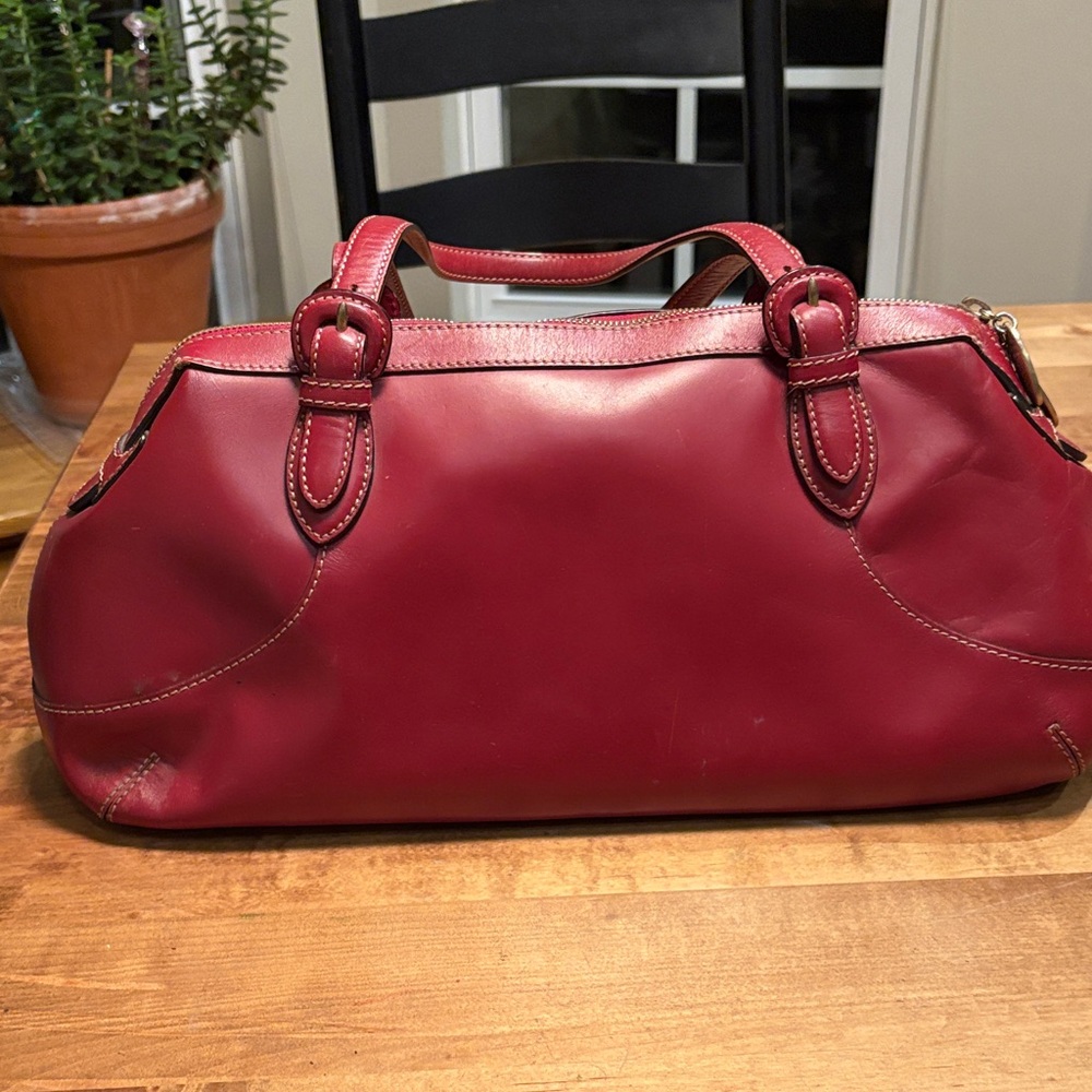 Cole Haan Cherry Red Satchel